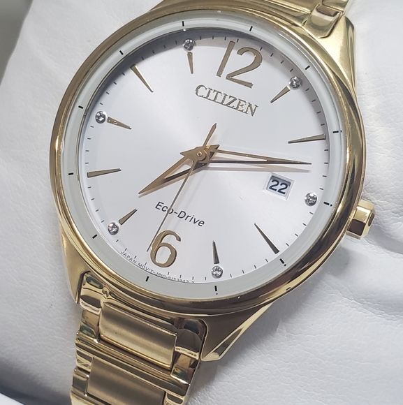 NEW Citizen Chandler FE6102-53A Ladies 37mm Silver Dial MSRP $295 main image 6